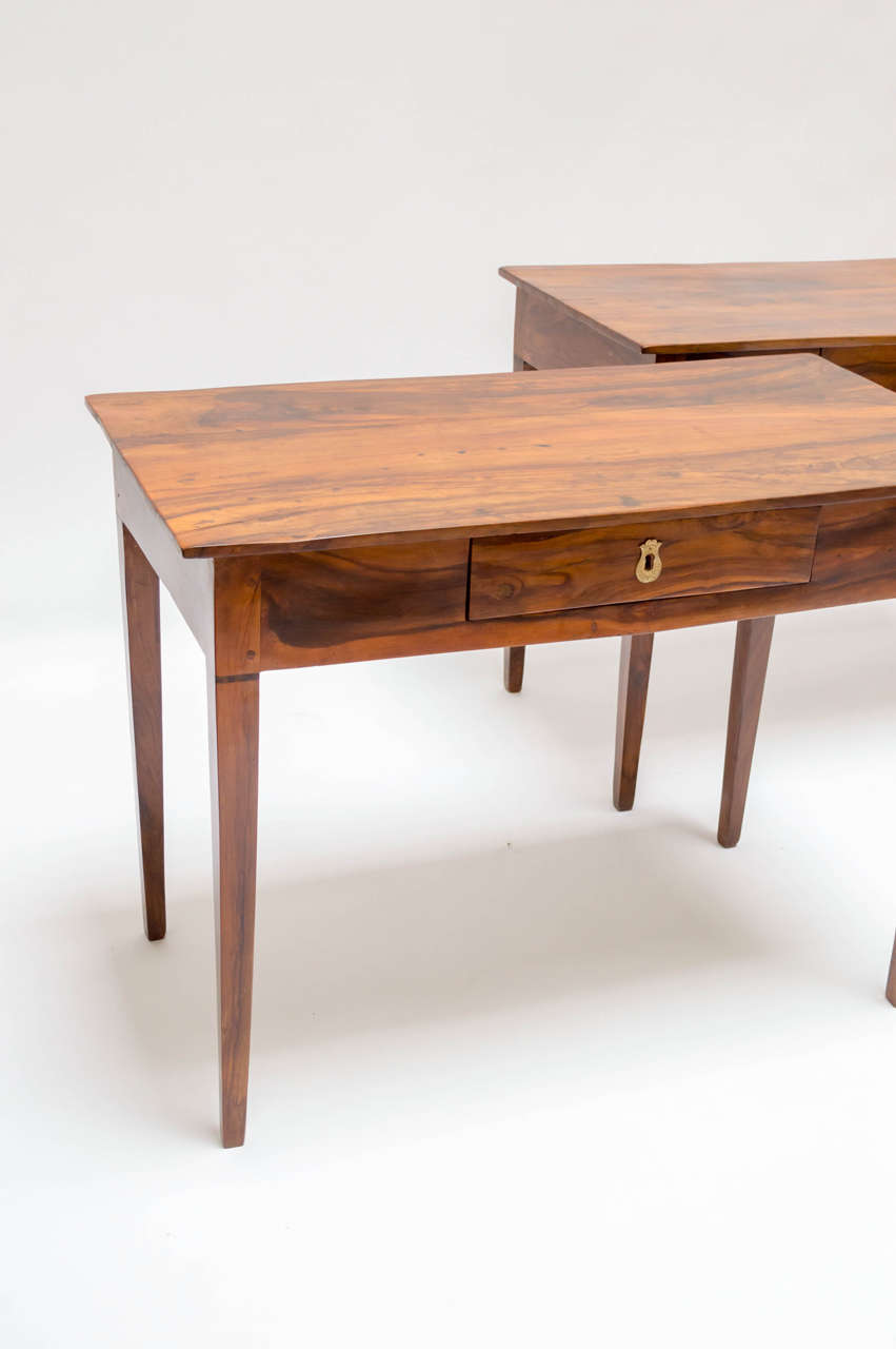 18th Century Italian Olive Side Tables