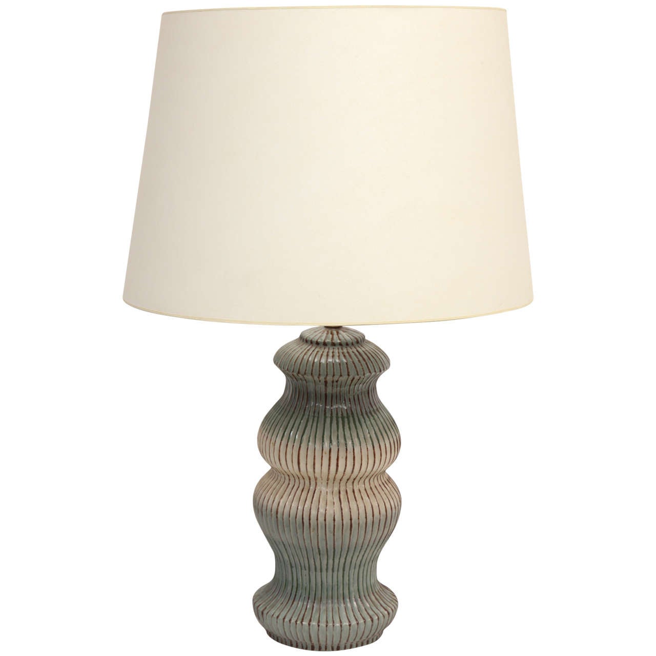 Unique Herman Kleiner Ceramic Table Lamp