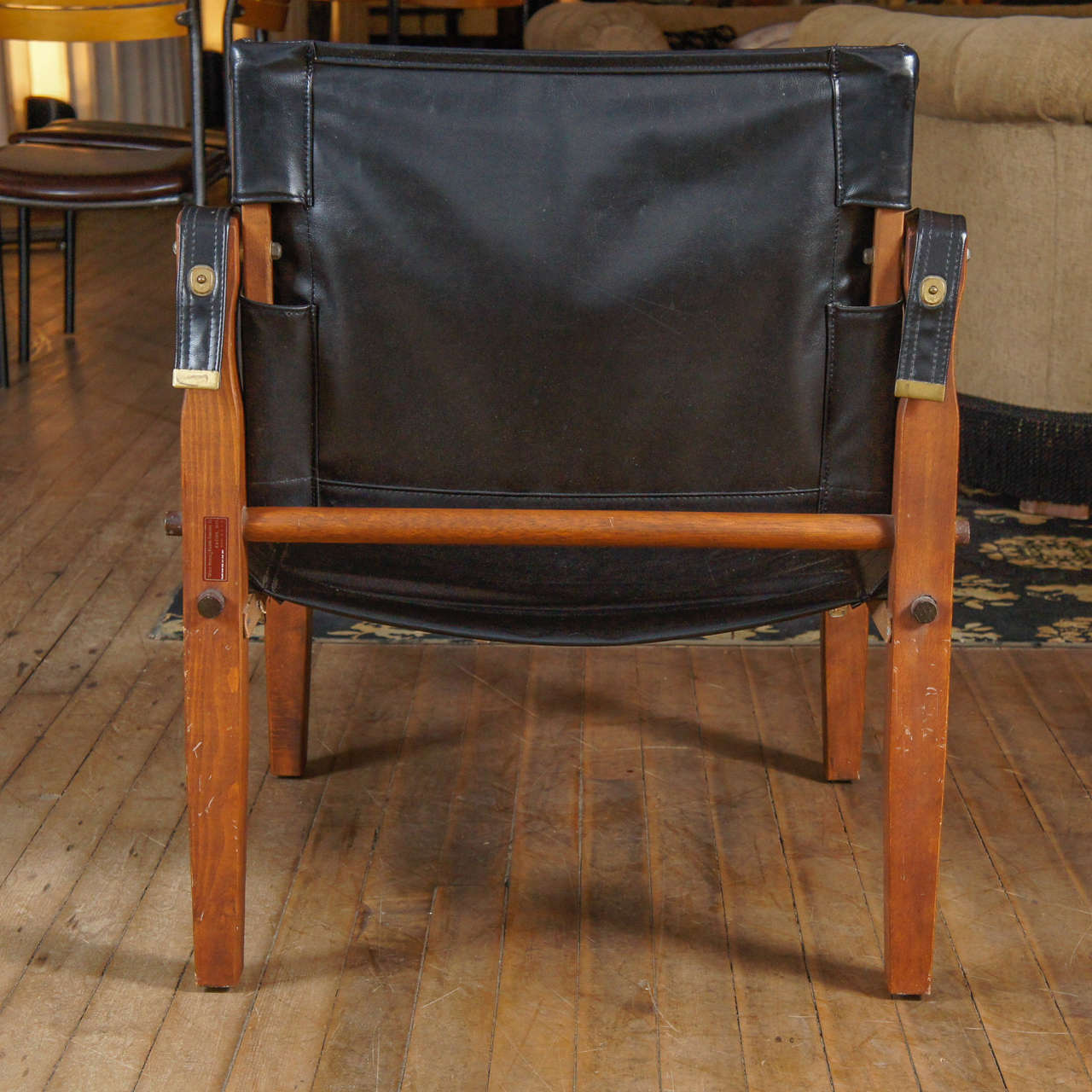 Late 20th Century Pair of Campaign Safari Chairs