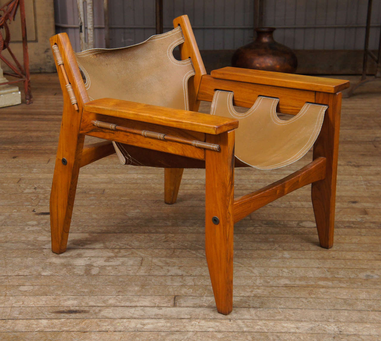 Mid-Century Modern Pair Kilin Lounge Chairs