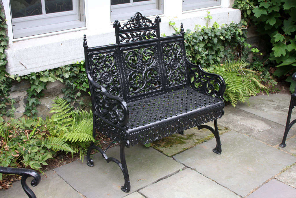 19th Century Cast Iron Garden Set 3