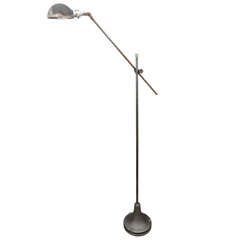 Original Vintage Industrial, American Made Adjustable Floor Lamp 12