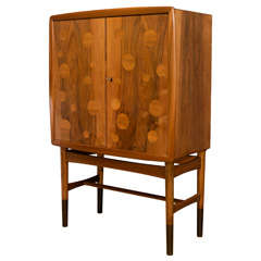 Edvard and Tove Kindt-Larsen Walnut Bar Cabinet 6