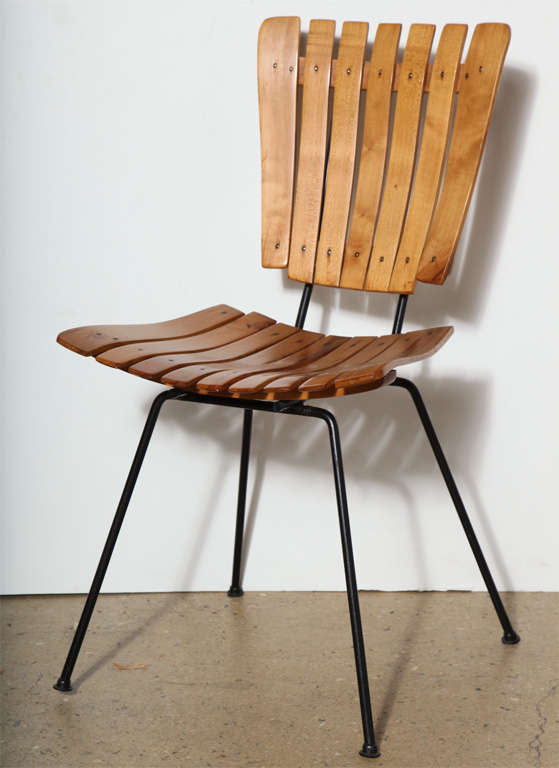 Mid-20th Century set of 6 Arthur Umanoff Dining Chairs