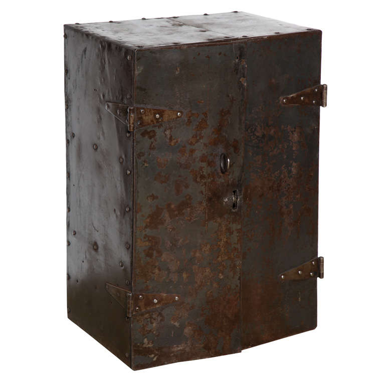 CustomMade HandRiveted Aluminum Industrial Storage For Sale