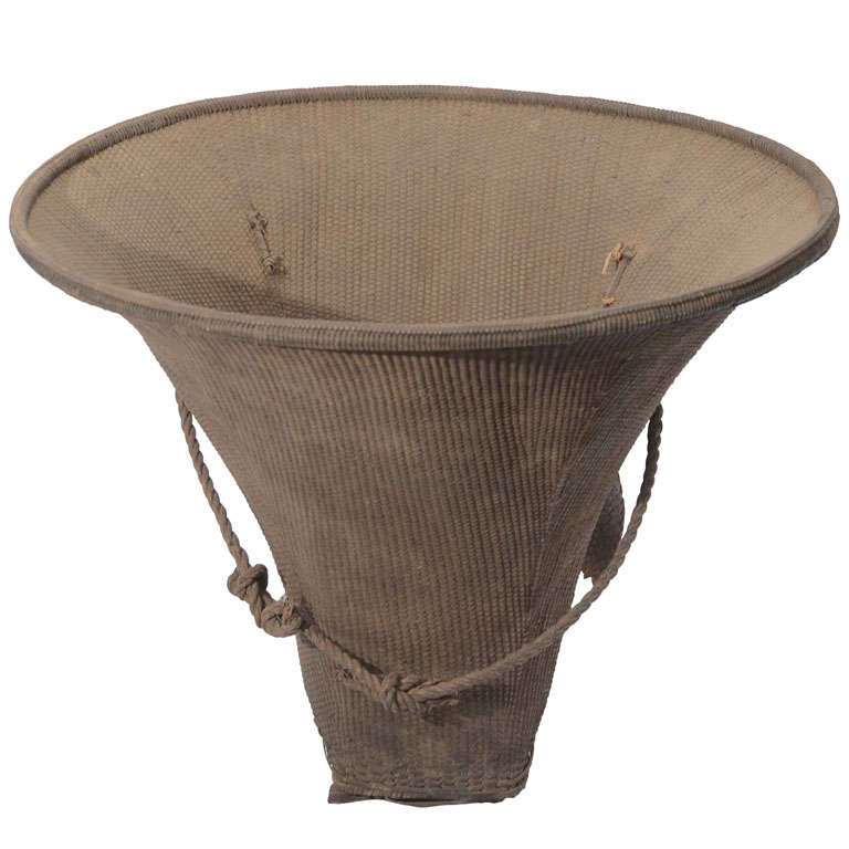 Burmese Harvesting Basket For Sale