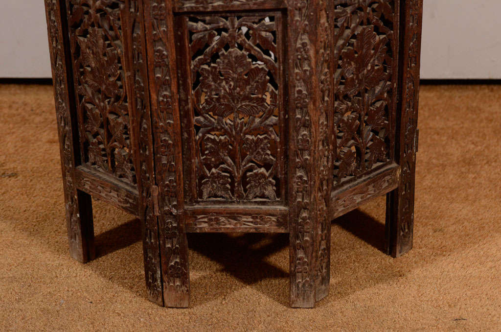 Indian 19th Century Inlaid Rosewood Occasional Table 3