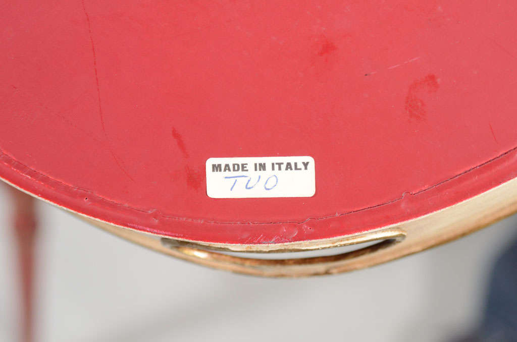 Italian Tole Tray Table, style of Fornasetti 6