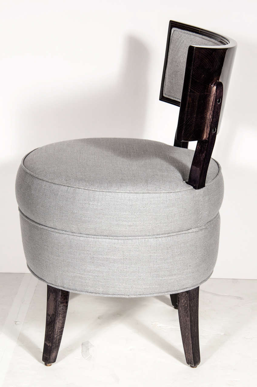 mid century modern vanity chair