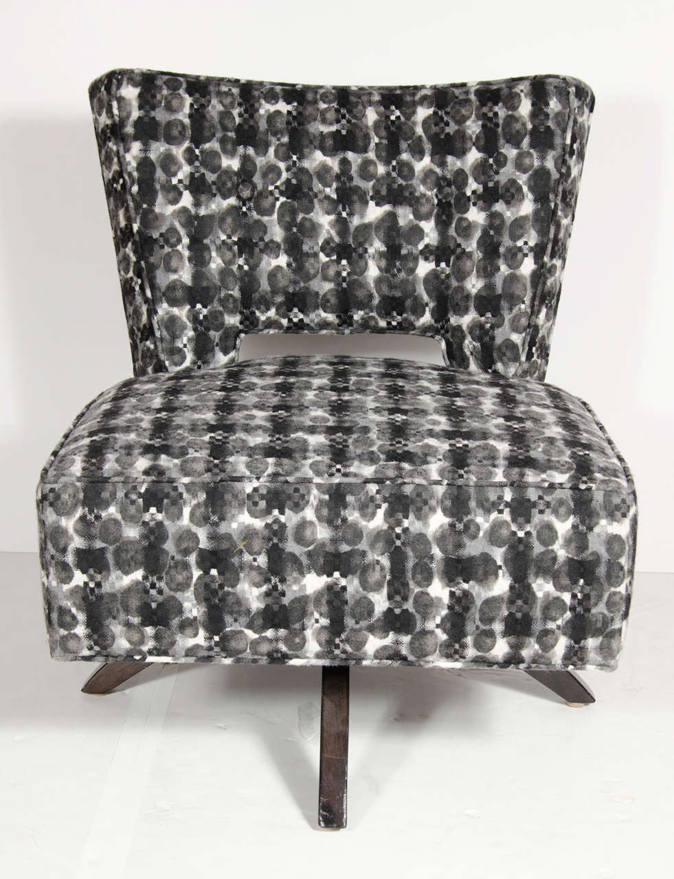 Mid-Century Modernist Drehsessel von Koehler