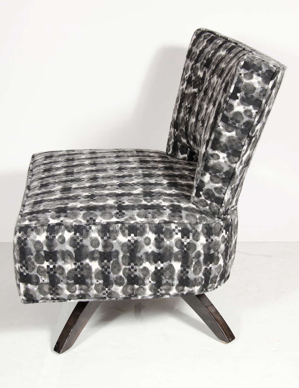 20th Century Mid-Century Modernist  Swivel Slipper Chair by Koehler