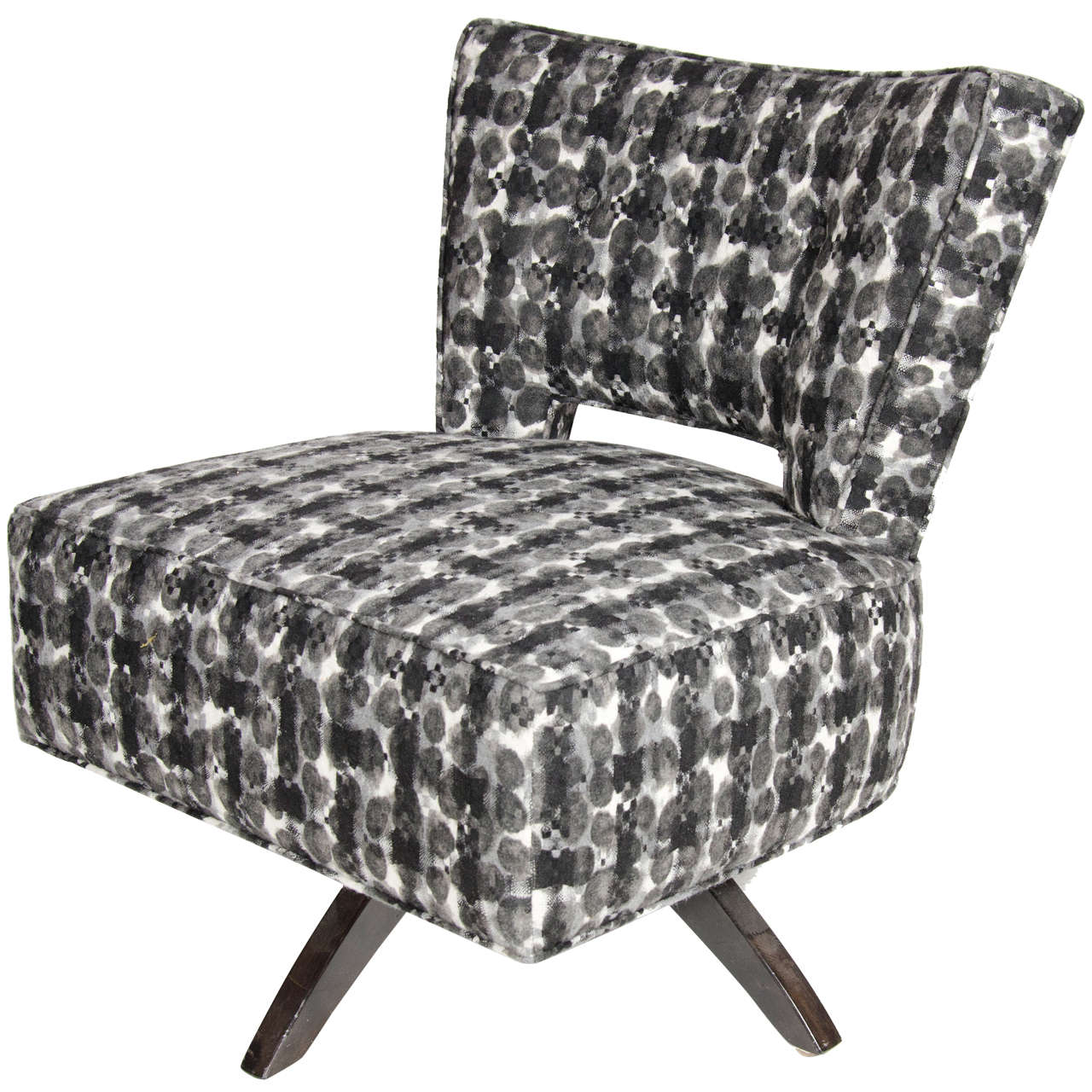 Mid-Century Modernist  Swivel Slipper Chair by Koehler