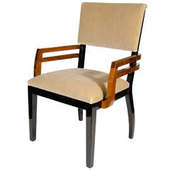 Vintage Art Deco Machine Age Arm/Desk Chair by Donald Deskey