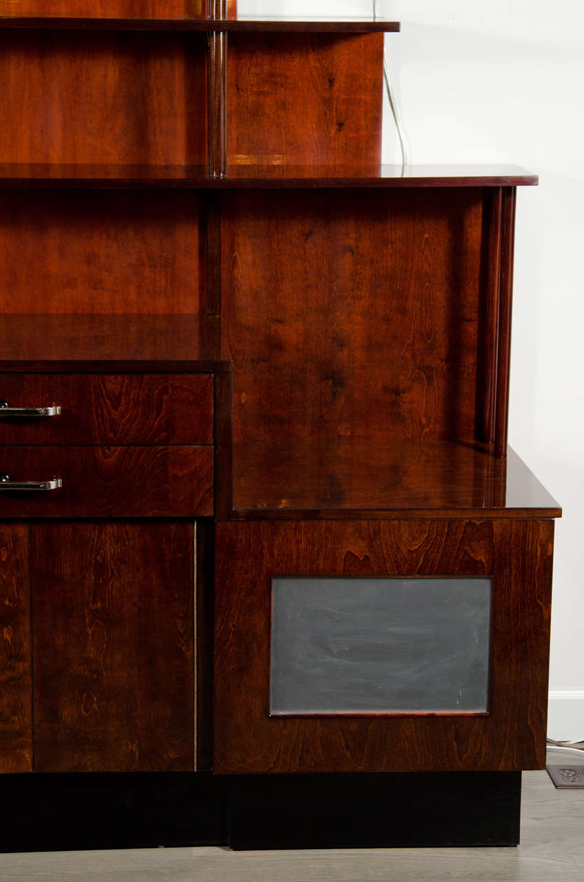 Outstanding  Machine Age Art Deco Bar Cabinet/Server In Excellent Condition In New York, NY
