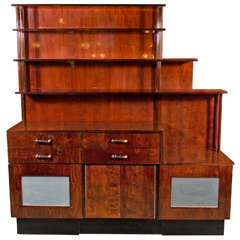 Vintage Outstanding  Machine Age Art Deco Bar Cabinet/Server