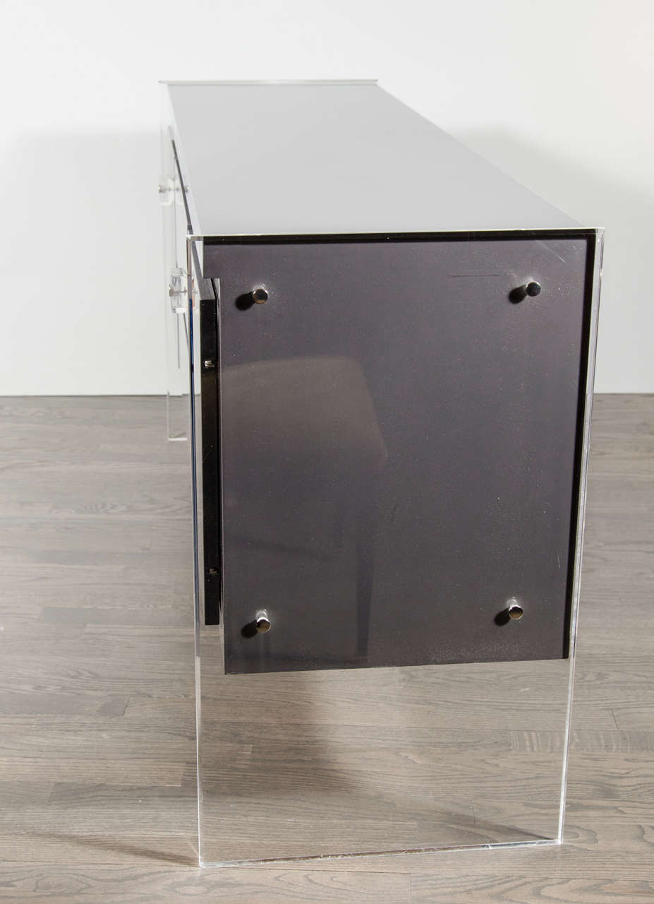 Luxe Mid-Century Lacquered Cabinet by Milo Baughman for Thayer Coggin 2
