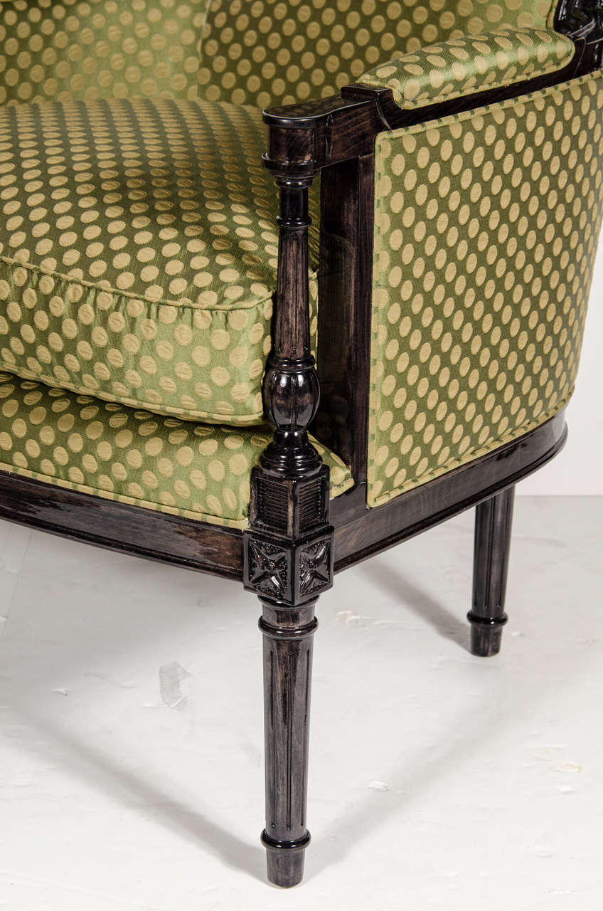 Mid-Century Modern Gorgeous Mid-Century Arm Chair W/ Balustrade Legs