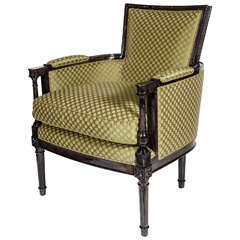Gorgeous Mid-Century Arm Chair W/ Balustrade Legs