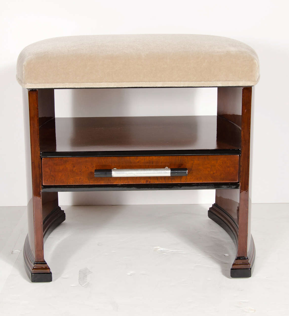 Art Deco Machine Age Bench by Donald Deskey