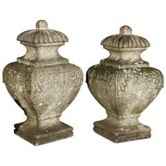 Carved Stone Finials