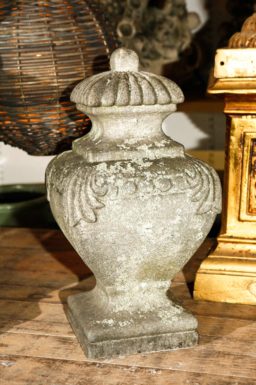 Carved Stone Finials 4
