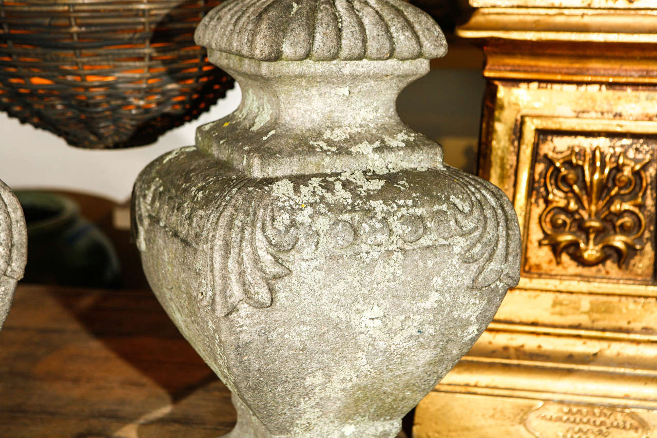 Carved Stone Finials 5