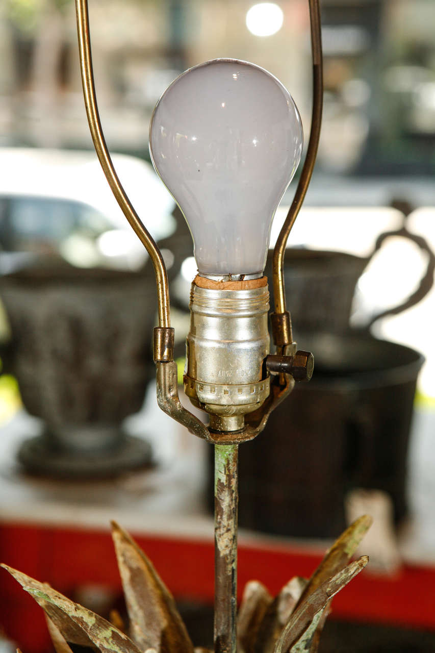 Vintage Tole Lamp 3