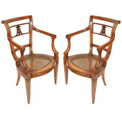 Antique Carved Italian Chairs