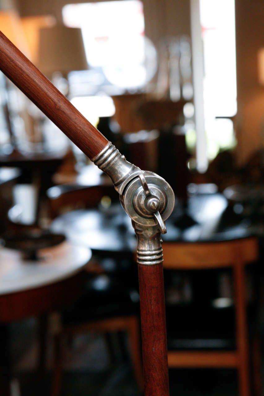 English Adjustable Floor Lamp, Circa 1970