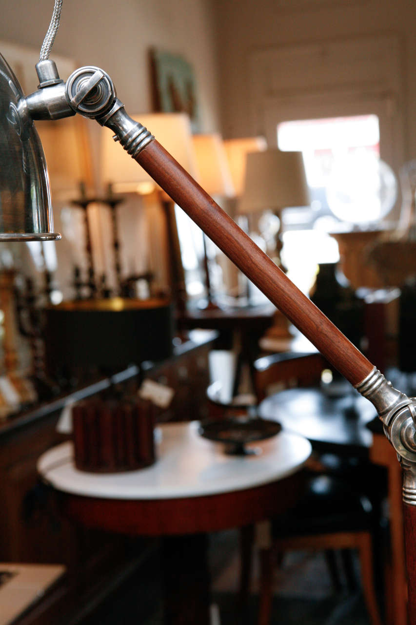 Adjustable Floor Lamp, Circa 1970 In Good Condition In Los Angeles, CA