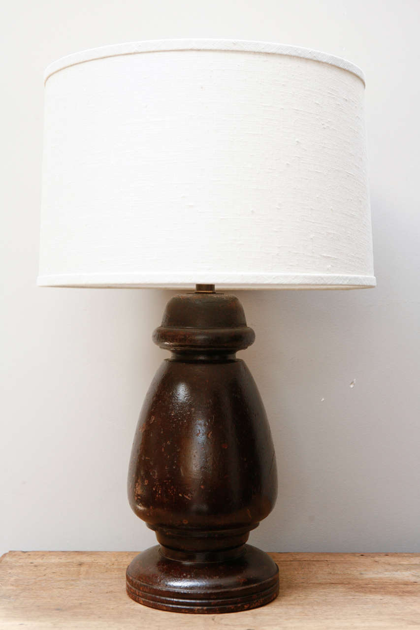 English Mahogany Lamps, Circa 1820