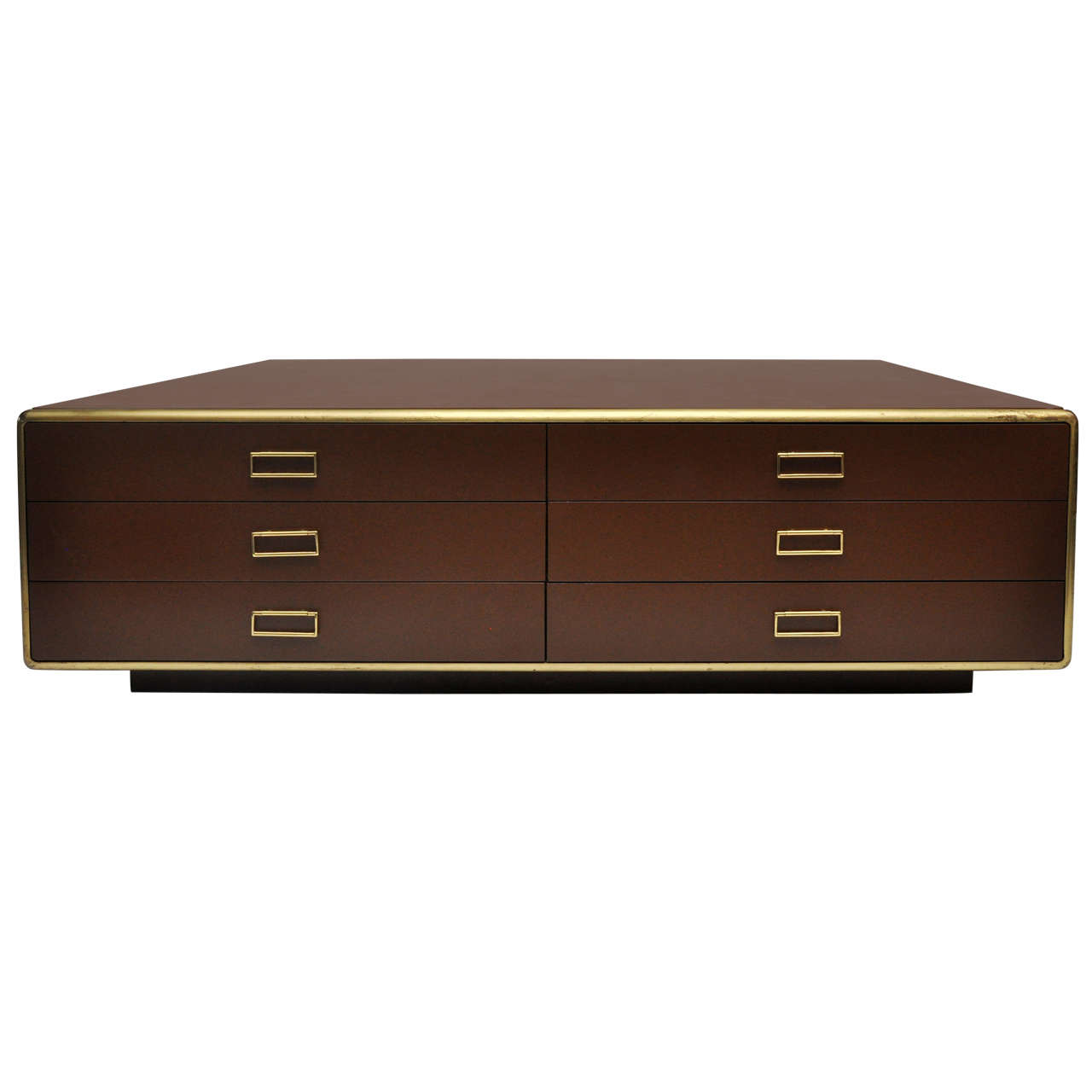 Large 2Sided 12Drawer Italian Coffee Table For Sale at 1stDibs