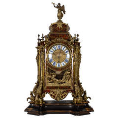 Antique A very impressive Louis XIV boulle Bracket Clock