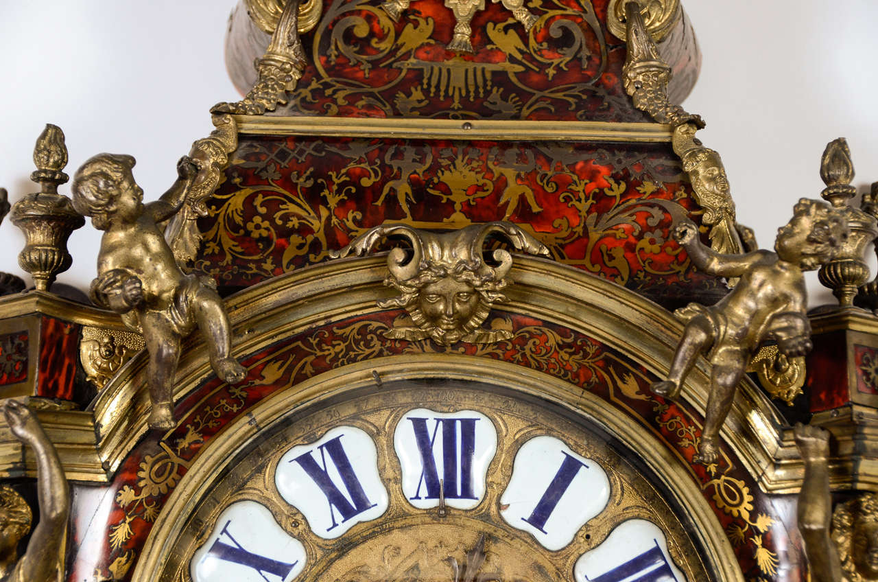 A very impressive Louis XIV boulle Bracket Clock 1