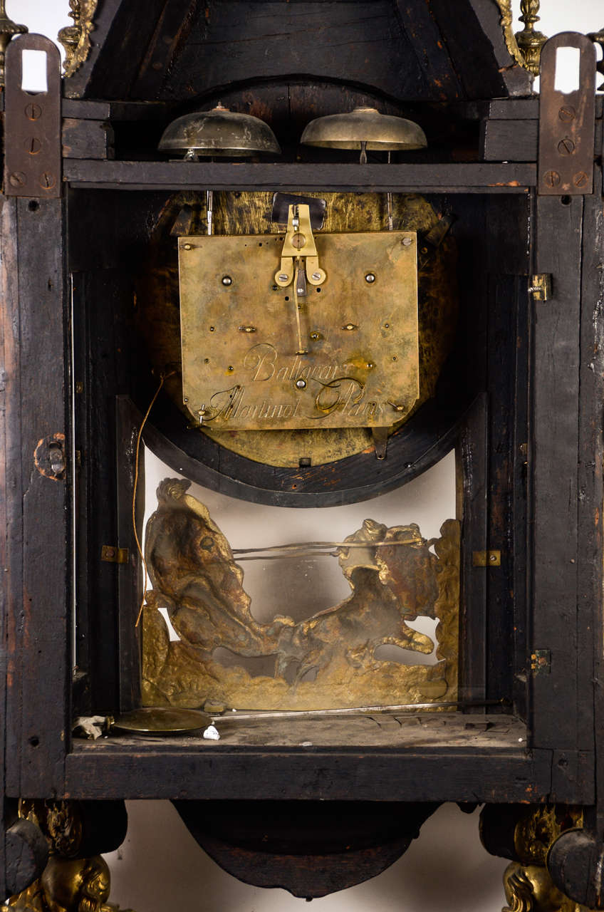 A very impressive Louis XIV boulle Bracket Clock 3