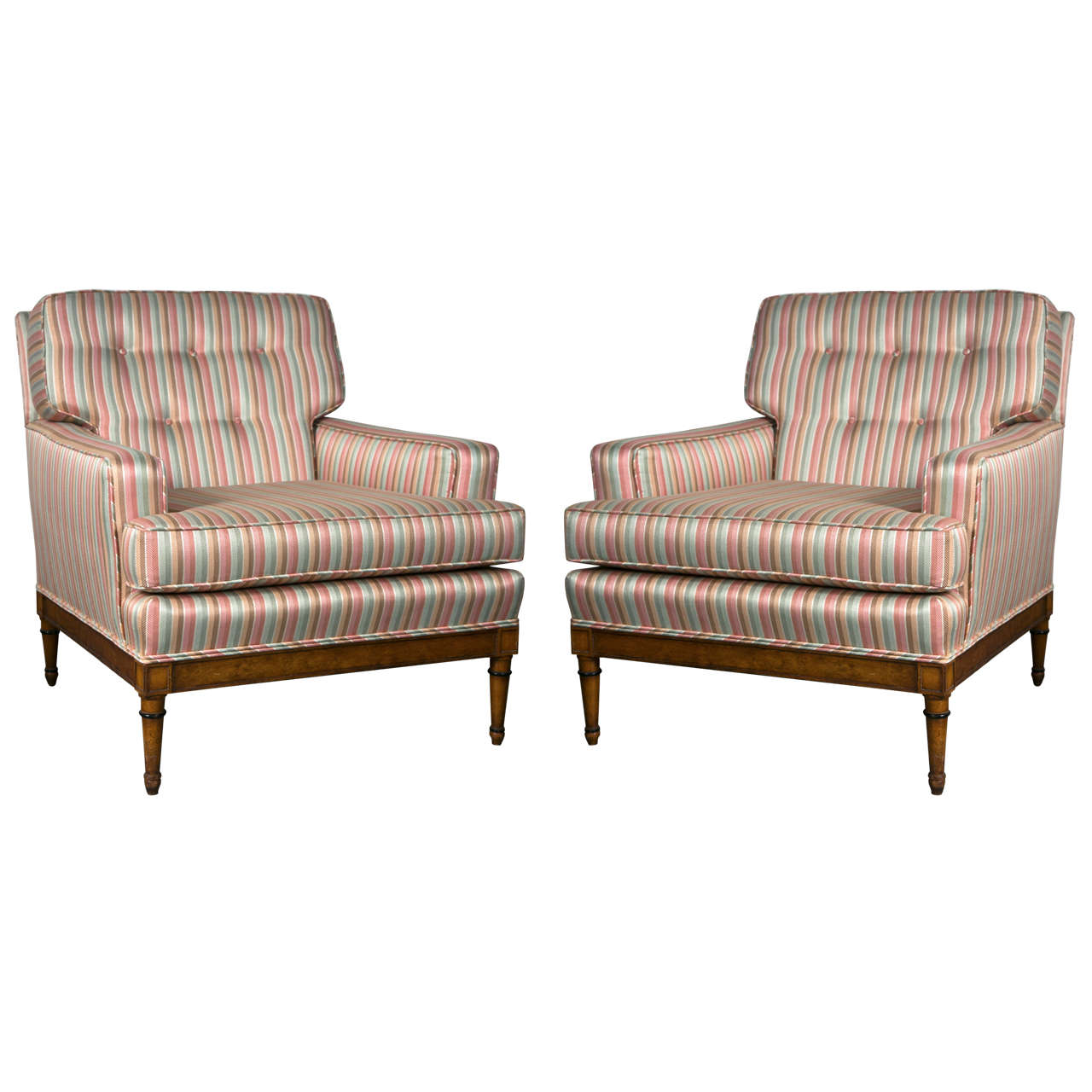 Fruitwood Lounge Chairs For Sale