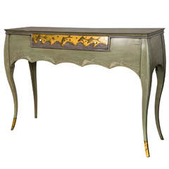 Hand Painted French Console