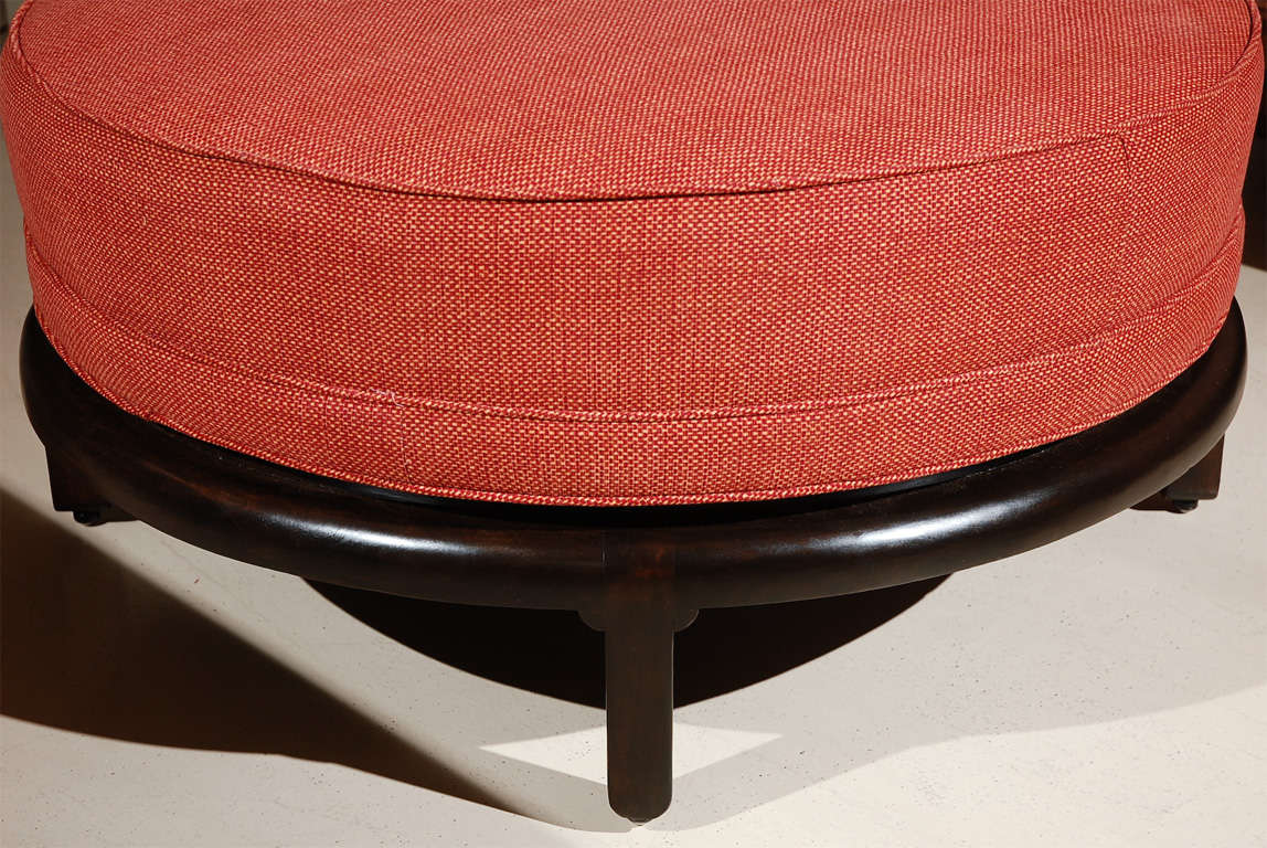 Large Round Custom Baker Ottoman