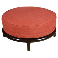 Large Round Custom Baker Ottoman