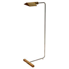 Cedric Hartman Brass and Stainless Steel Reading Lamp