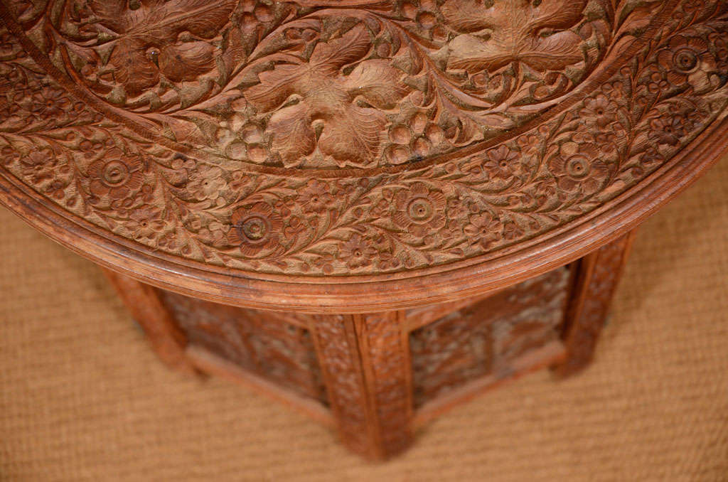 Morrocan Style Side or Occasional Table with Removable tray top 3