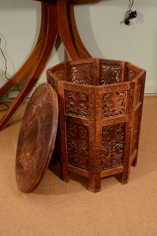 Morrocan Style Side or Occasional Table with Removable tray top 4