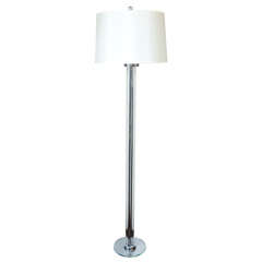 Stunning  Machine Age  Art Deco Glass Rod Floor Lamp