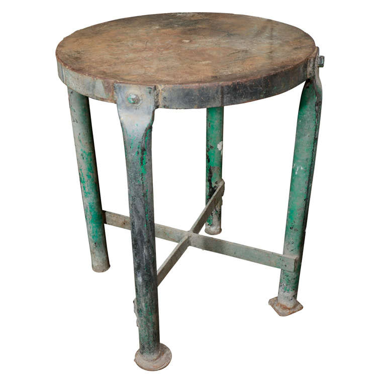 Incredible Cast Iron Work Table For Sale