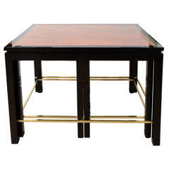 Set of 3 Nesting Tables by Edward Wormley for Dunbar (Set 1)