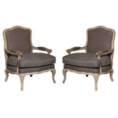 Pair of Louis XV Style Fauteuils