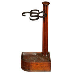 A 19th Century Mahogany Corner Stick Stand