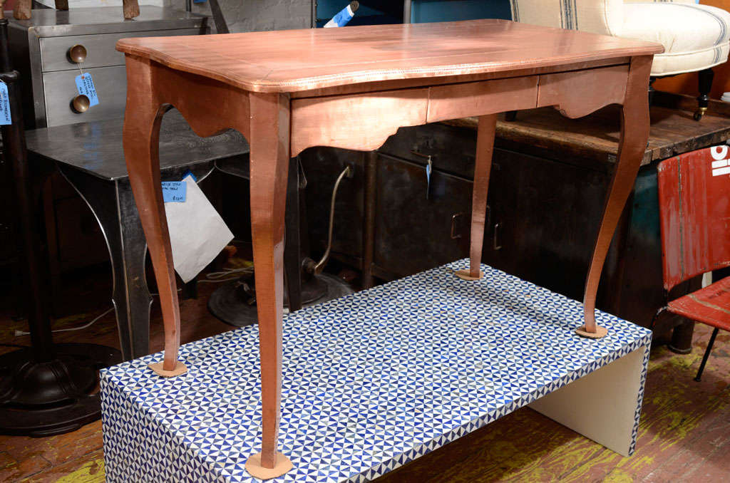 Indian Copper Writing Desk