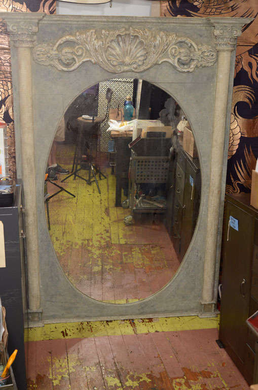 French Reconstructed Antique Mirror In Good Condition For Sale In New York, NY