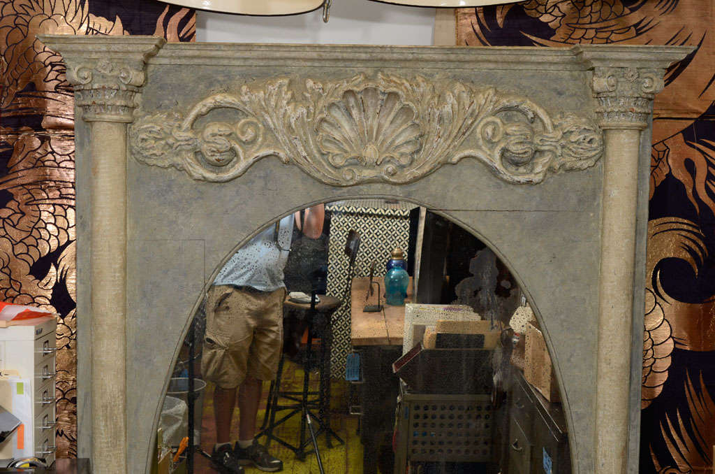 French Reconstructed Antique Mirror For Sale 1